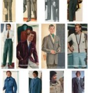 Mens clothes Styles Examples Through The Decades