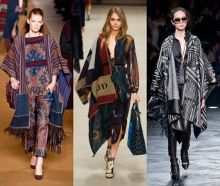 poncho blanket tred fall 2014 10 available styles from Fall 2014 Runways