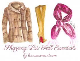 Shopping List: Fall Essentials