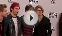 5 Seconds of Summer Red Carpet Fashion - AMA 2014