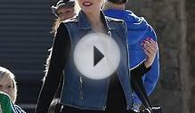 Gwen Stefani Makes the Denim Vest Work For Winter