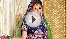 New INDIAN Bridal Fashion Trends - Velvet and Net Lehenga